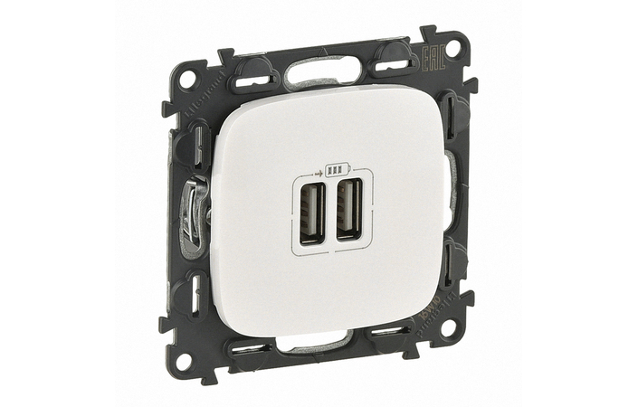 Розетка USB для зарядки Valena Allure Перлина 754999 Legrand - Зображення 173738178-b3607.jpg