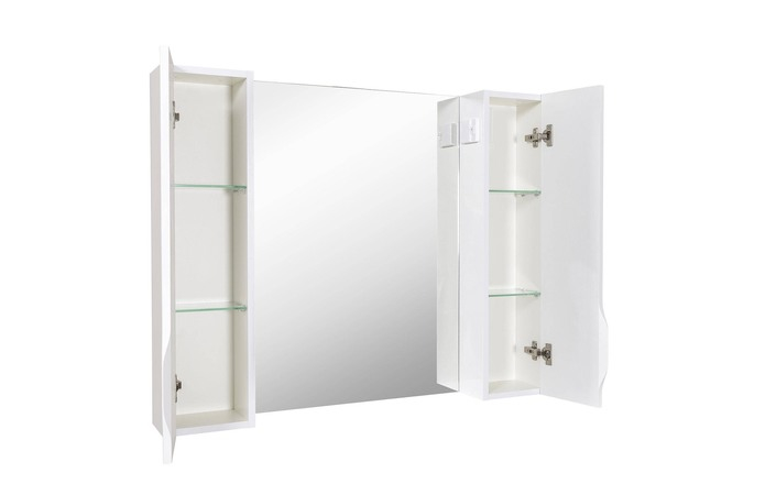 Зеркало с двумя шкафчиками Родорс 100, Аква Родос - Зображення 174215-8058c.jpg