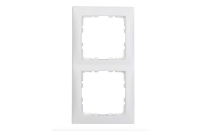 Рамка 2-местная Berker matt S1 Полярно-белый 10129909 Hager - Зображення 174339863-23dc4.jpg
