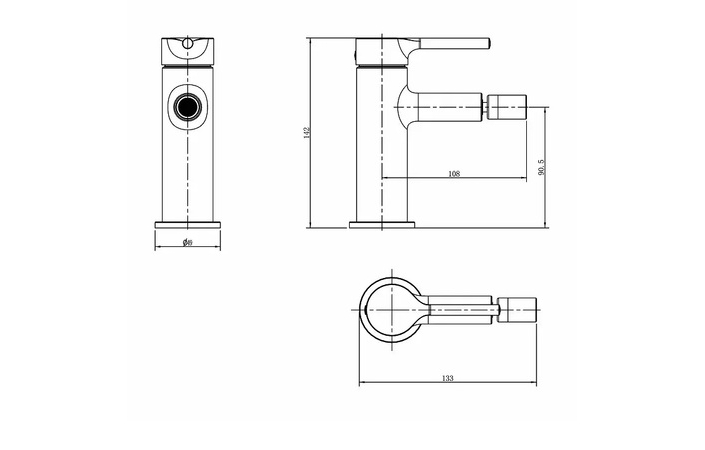 Змішувач для біде Diament Black 4127-015-81 Armaform - Зображення 174733123-04bde.jpg