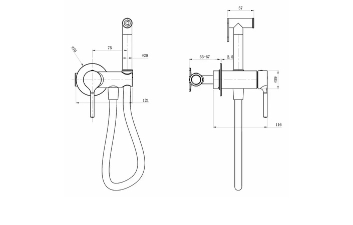 Гигиенический душ Diament Chrome 4129-512-00 Armaform - Зображення 174733132-536a7.jpg