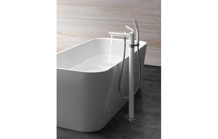 Змішувач підлоговий для ванни Balance (525909175) білий, Kludi - Зображення 174887-b6fde.jpg