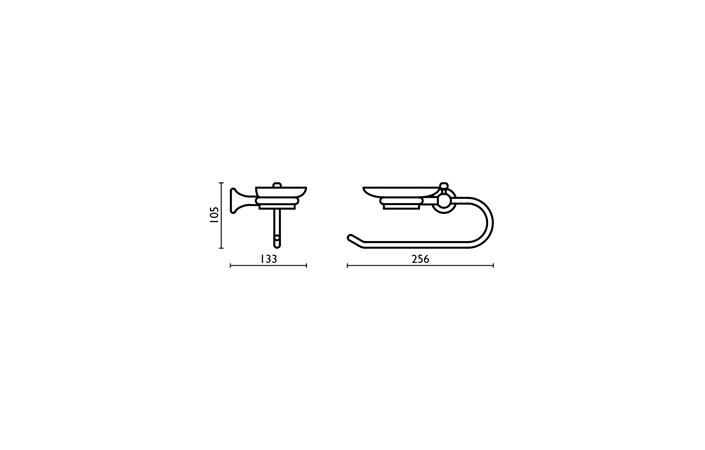 Тримач для рушників з мильницею Regency (RE23951), Bagno&Associati - Зображення 175271-e16d1.jpg