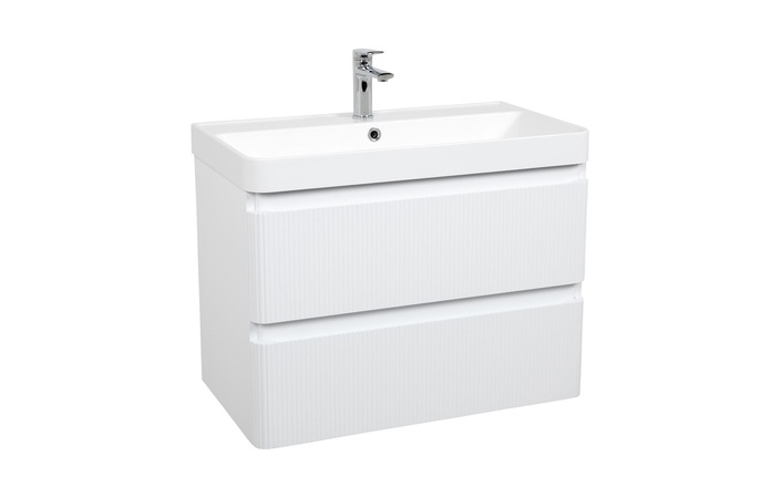 Шафка з умивальником Акцент Люкс 75 Deep White matt Аква Родос - Зображення 175916287-d5d0a.jpg