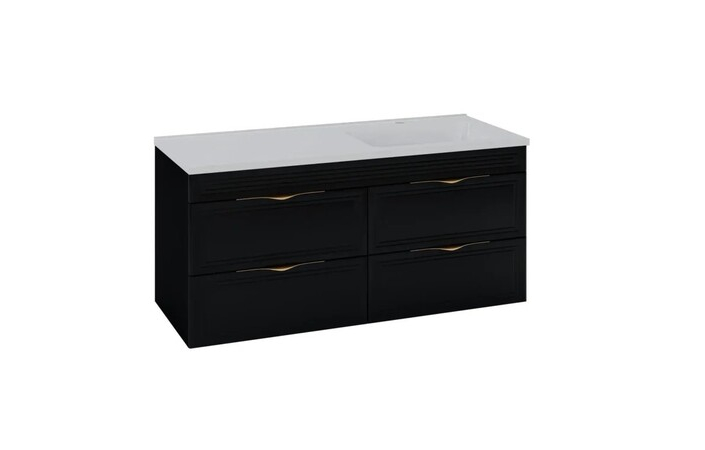 Шафка з умивальником Родео 120 R Естель чорний Mirater - Зображення 176105990-6deeb.jpg