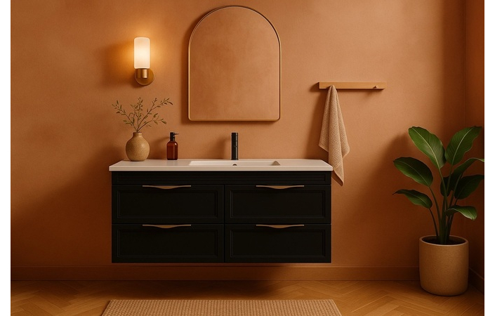 Шафка з умивальником Родео 120 R Естель чорний Mirater - Зображення 176105990-fe0ec.jpg