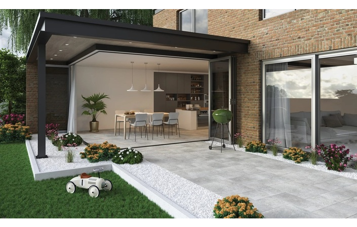 Плитка керамогранитная Burlington Silver SZKL RECT STR MAT 595x595x20 Paradyz - Зображення 176175844-03464.jpg