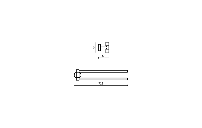Тримач для рушників Tecno (TE21451), Bagno&Associati - Зображення 176384-95f60.jpg