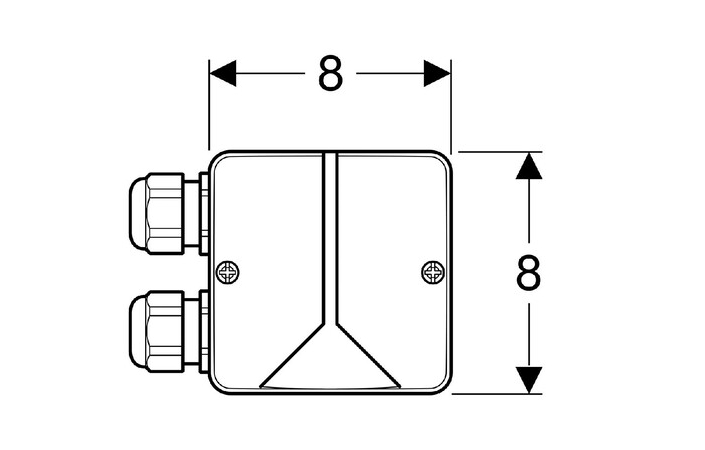 Монтажний короб Duofresh 244.120.00.1 Geberit - Зображення 1767964-c32f1.jpg