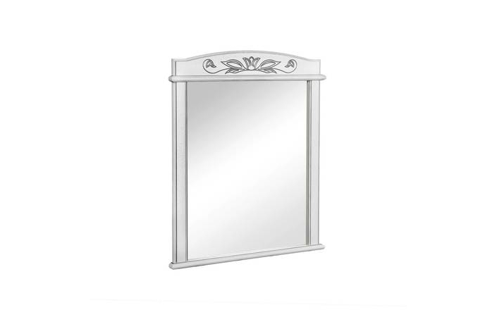 Зеркало Микела 80 Белый Патина Хром, Аква Родос - Зображення 1770734-aa938.jpg
