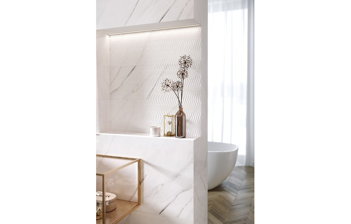 Плитка настенная Carrara Chic White Glossy 290×890x11 Opoczno - Зображення 1799904-0356a.jpg