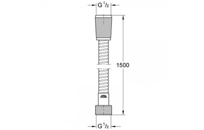 Душевой шланг 1500 мм Relexaflex Metal (28105000), Grohe - Зображення 180060-5638e.jpg