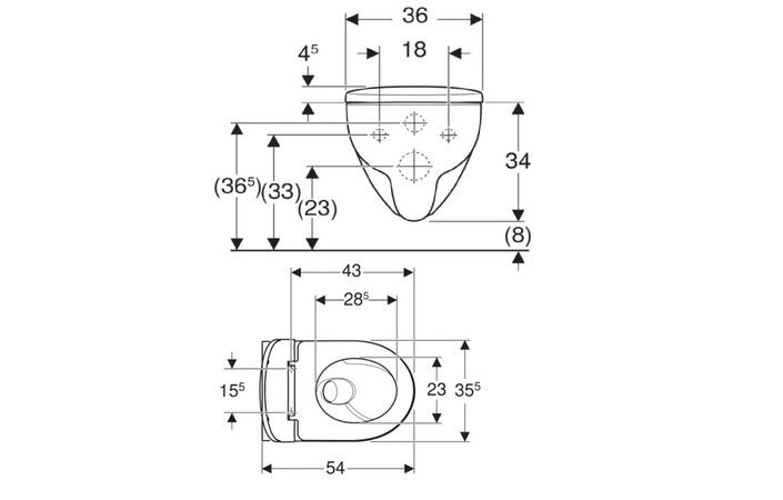 Унітаз підвісний воронкоподібний з кришкою soft-close Selnova TurboFlush 503.083.00.1 Geberit - Зображення 180071723-f41d5.jpg