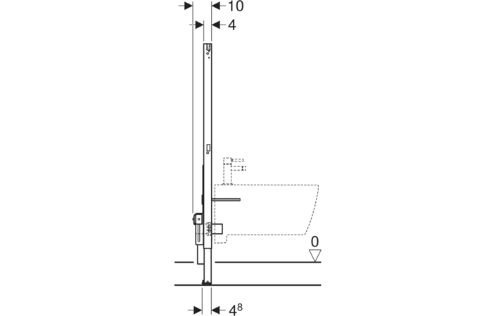 Инсталляция для биде Duofix 112 см 111.520.00.2 Geberit - Зображення 180943031-6fda9.jpg
