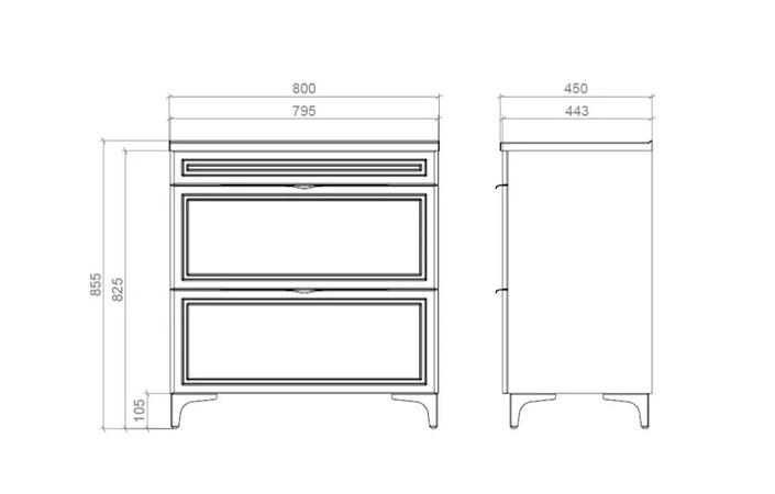 Шафка з умивальником Родео 80 Естель білий Mirater - Зображення 181160710-78f77.jpg