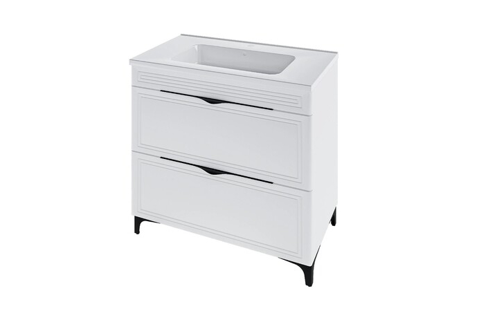 Шафка з умивальником Родео 80 Естель білий Mirater - Зображення 181160710-f03fb.jpg