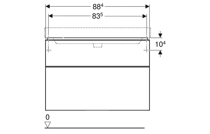 Шафка під умивальник Smyle Square 500.354.JL.1 Geberit - Зображення 181662434-104ba.jpg