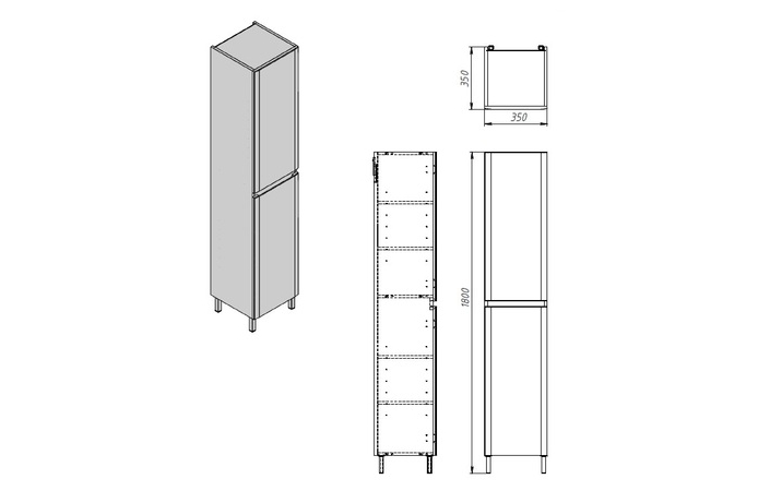 Пенал Emily EmP-170 чорний Air-Line - Зображення 181945084-bb93d.jpg