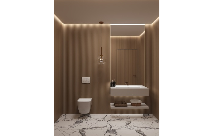 Плитка керамогранитная Calacatta White RECT 597x597x8 Cerrad - Зображення 1821910-00229.jpg