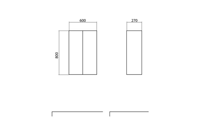 Шкафчик подвесной Акцент, Аква Родос - Зображення 1823050-238b8.jpg