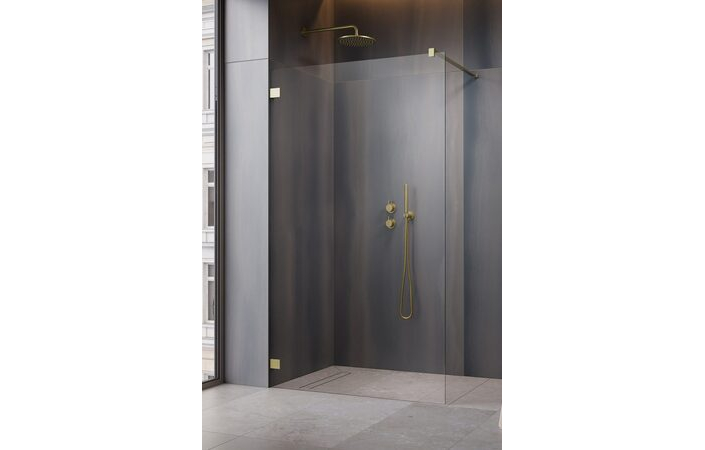 Душова стінка Essenza Pro Brushed Gold Walk-in 110x200 RADAWAY - Зображення 182762470-14072.jpg
