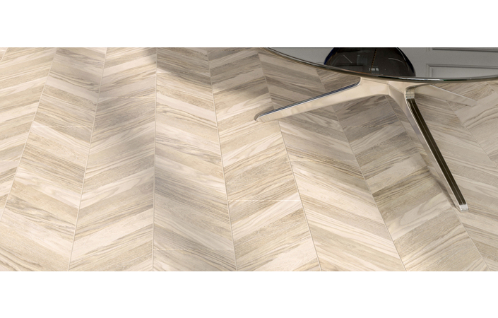 Плитка керамогранітна Wood Chevron Left бежевий 150x900x10 Golden Tile - Зображення 1832979-9aa3f.jpg