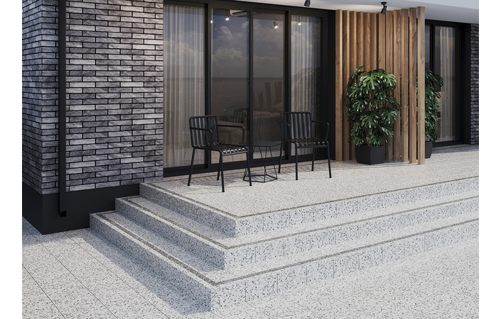 Плитка керамогранитная Step серый 300x300x8 Golden Tile - Зображення 1833589-4b54a.jpg