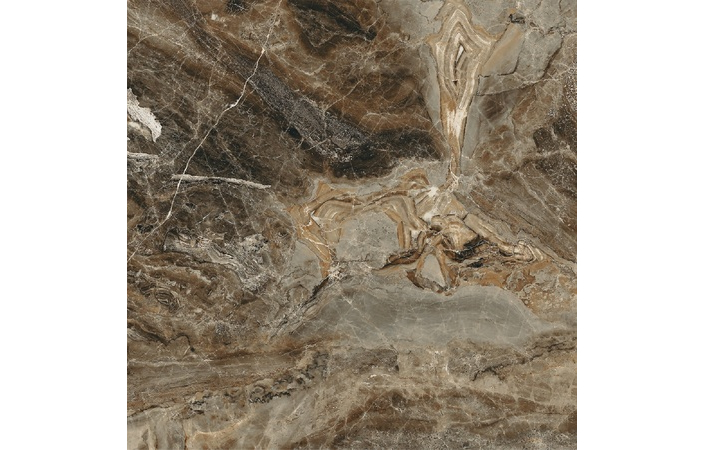 Плитка керамогранітна Vesuvio коричневий RECT 600x600x10 Golden Tile - Зображення 1835426-779bc.jpg