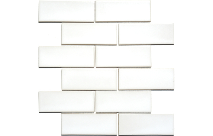 Мозаїка BRICK B 6024 White 300x300х9 Котто Кераміка - Зображення 1835552-24754.JPG