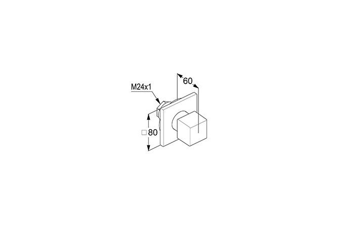 Переключатель на 3 положения Decus 54846N075 brushed gold Kludi - Зображення 183808600-08ced.jpg
