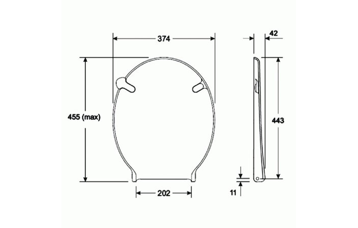 Крышка для унитаза NOVA PRO M30119000 KOLO - Зображення 1842110-d8232.jpg