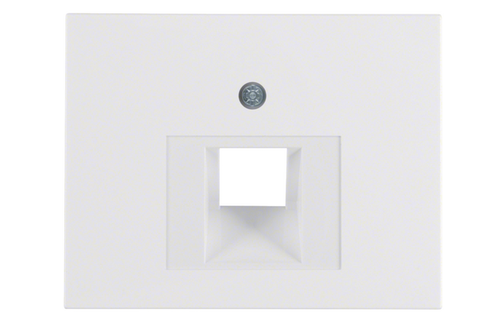 Накладка розетки UAE Berker K1 Полярно-Білий 14077009 Hager - Зображення 184596244-4c623.png