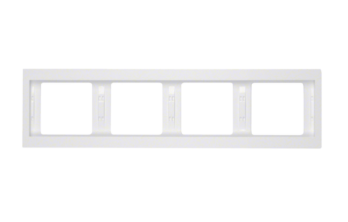 Рамка 4-місна Berker K1 Полярно-Білий горизонтальна 13837009 Hager - Зображення 184596249-f0274.png
