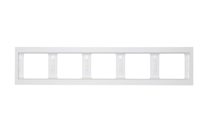 Рамка 5-местная Berker K1 Полярно-белый горизонтальная 13937009 Hager - Зображення 184596250-57e45.png