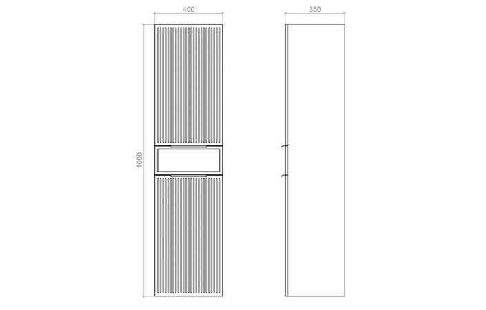 Пенал подвесной левый Адель 40 черный Mirater - Зображення 184596336-a0b88.jpg