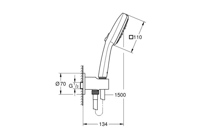 Душовий набір Tempesta Cube 110 269102433 Grohe - Зображення 184883465-dc485.jpg