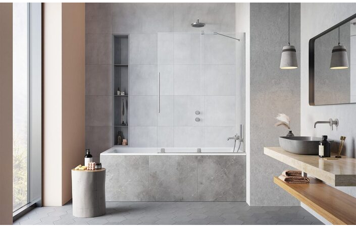 Шторка для ванни Furo Brushed Nickel PND II 1000 R RADAWAY - Зображення 185063139-dce20.jpg