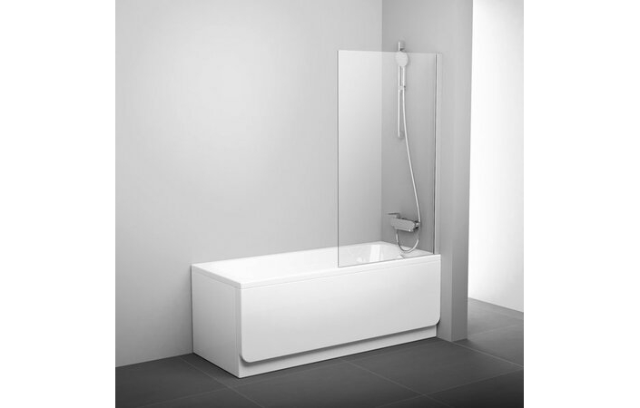 Шторка для ванни нерухома одноелементна PVS1-80 Transparent (79840100Z1), RAVAK - Зображення 1852838-02033.jpg