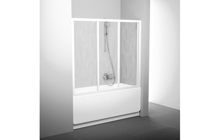 Двері для ванни трьохелементні AVDP3-160 Rain, (40VS010241) RAVAK - Зображення 1853266-50922.jpg