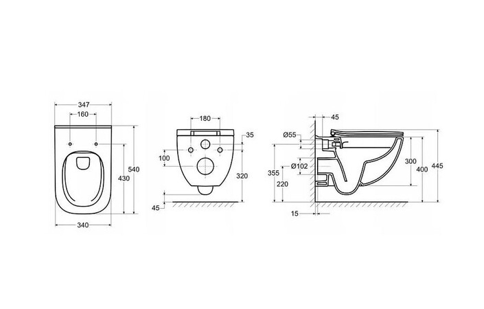 Комплект Інсталяція Duplo Nova WC + Унітаз підвісний з кришкою Alegra Rimless A890020020+A34H139000 Roca - Зображення 185386329-3b2b2.jpg