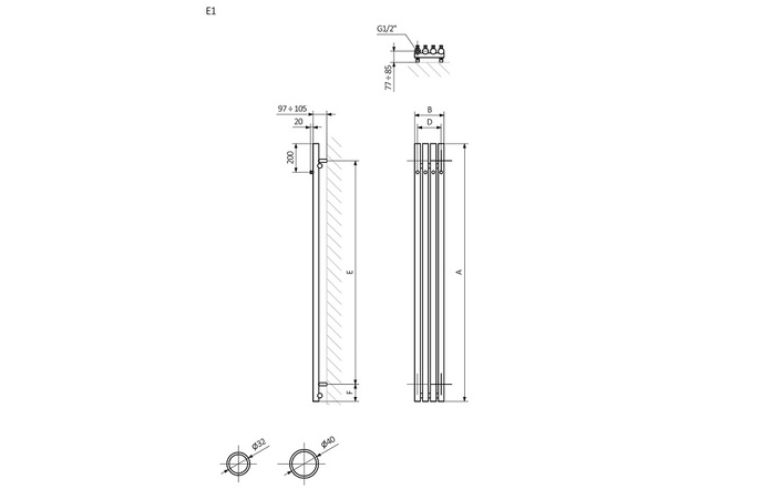 Рушникосушка Rolo Hanger E 1600x95 Ral Metal WLROW160009KRAWE1ORXMX0 Terma - Зображення 185386475-b0bb1.jpg