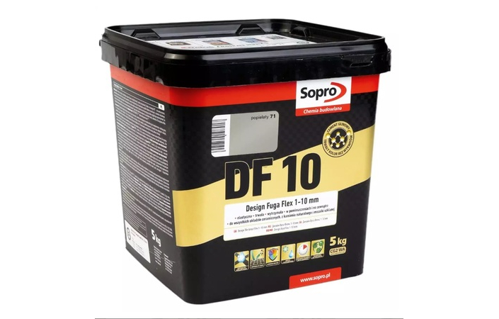 Затирка для швів Sopro DF 10 1081 попелястий №71 (5 кг) - Зображення 185936411-12b04.jpg