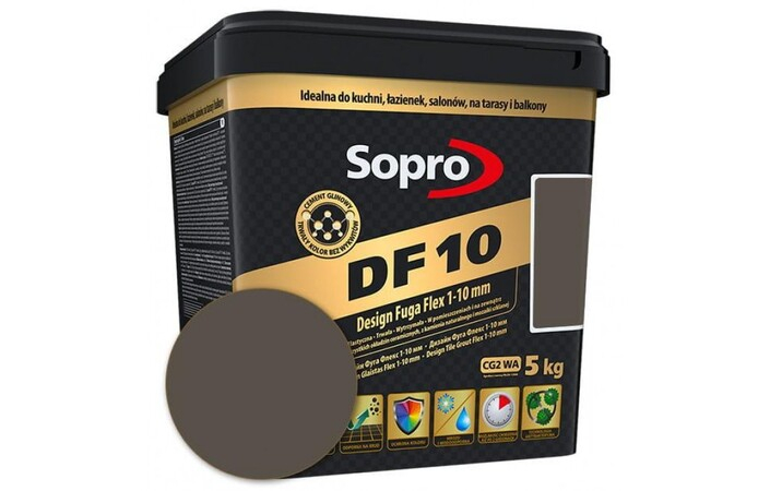 Затирка для швов Sopro DF 10 1076 хебан №62 (5 кг) - Зображення 1861670-0018d.jpg