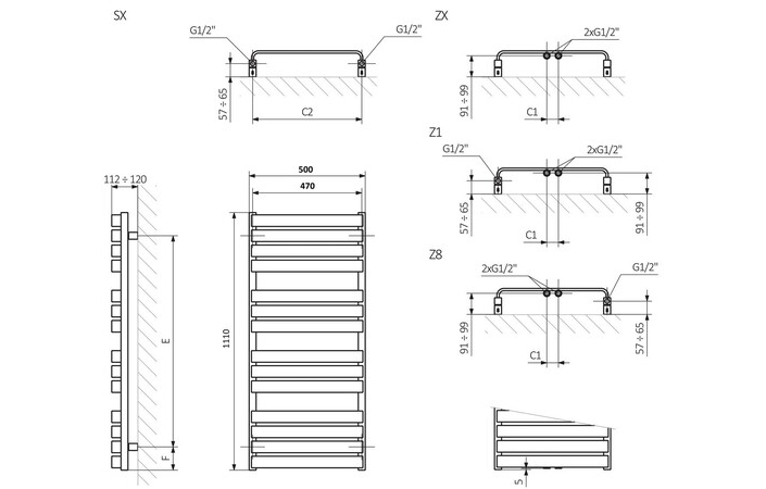 Рушникосушка 1110х500 Warp T WGWAT111050K513SX Terma - Зображення 186285091-ea693.jpg