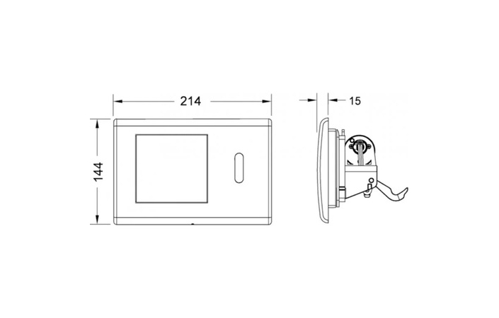 Кнопка зливу сенсорна TECEplanus IR 9240352 нержавіюча сталь сатин TECE - Зображення 186285128-9aae3.jpg