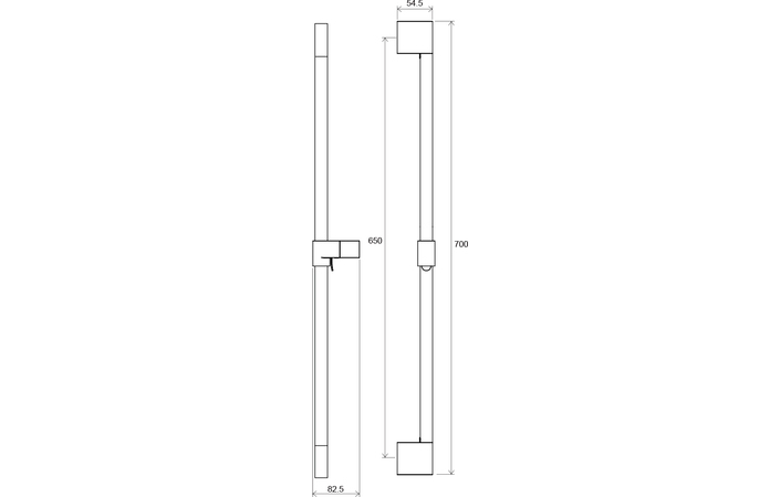 Душова стійка X07P679 Black matt RAVAK - Зображення 187242099-3733a.jpg
