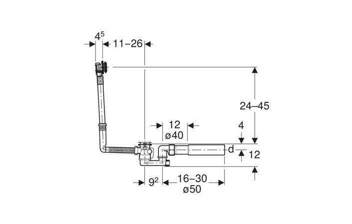 Сифон для ванни 150.710.21.6 Geberit - Зображення 187353969-24c45.jpg