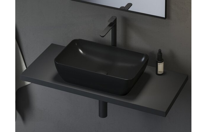 Умивальник UNI 500 R Slim Black matt RAVAK - Зображення 187353970-5c498.jpg