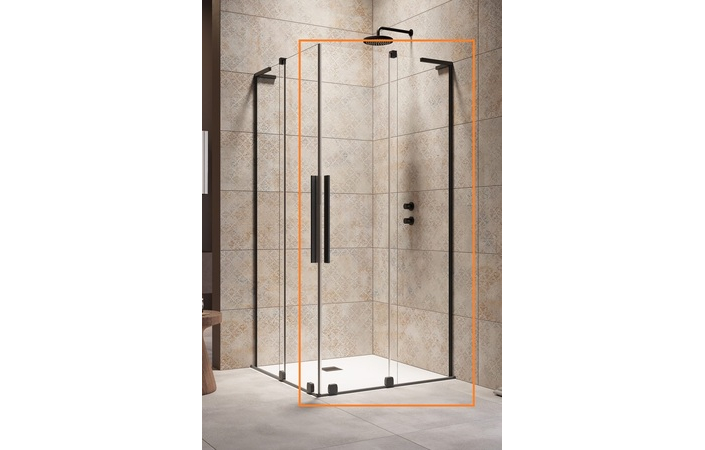 Душова кабіна (половина) Furo SL KDD 120 R Black RADAWAY - Зображення 187645251-55627.jpg