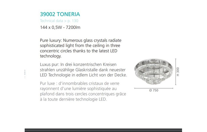 Світильник TONERIA CHROM-KRISTALL LED (39002), EGLO - Зображення 1877256-45124.jpg